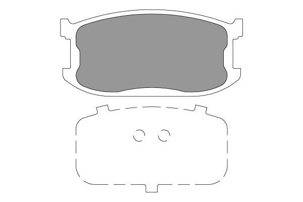 KAVO PARTS Jarrupala, levyjarru KBP-4565